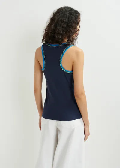 Harcel Embroidered Singlet