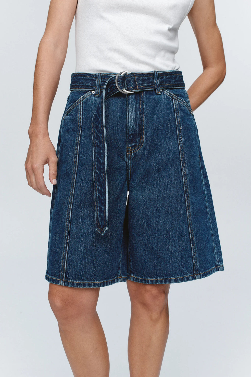 Belted Jean Short