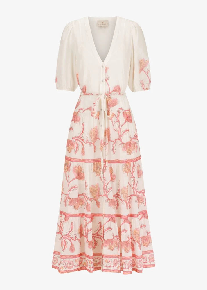 Anyeta Dress - Hibiscus Bloom Pink