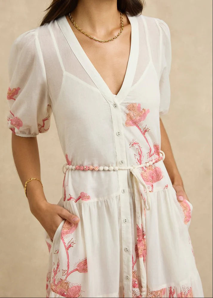 Anyeta Dress - Hibiscus Bloom Pink