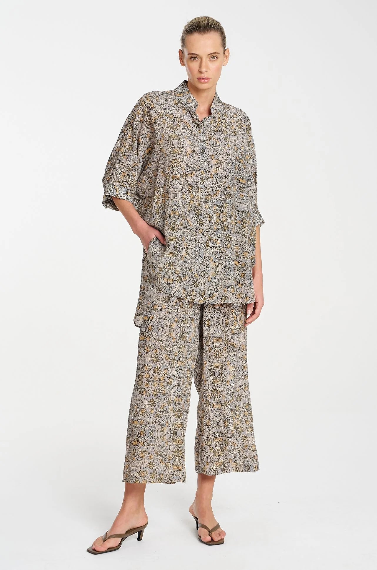 Villa Overshirt - Spinifex Print