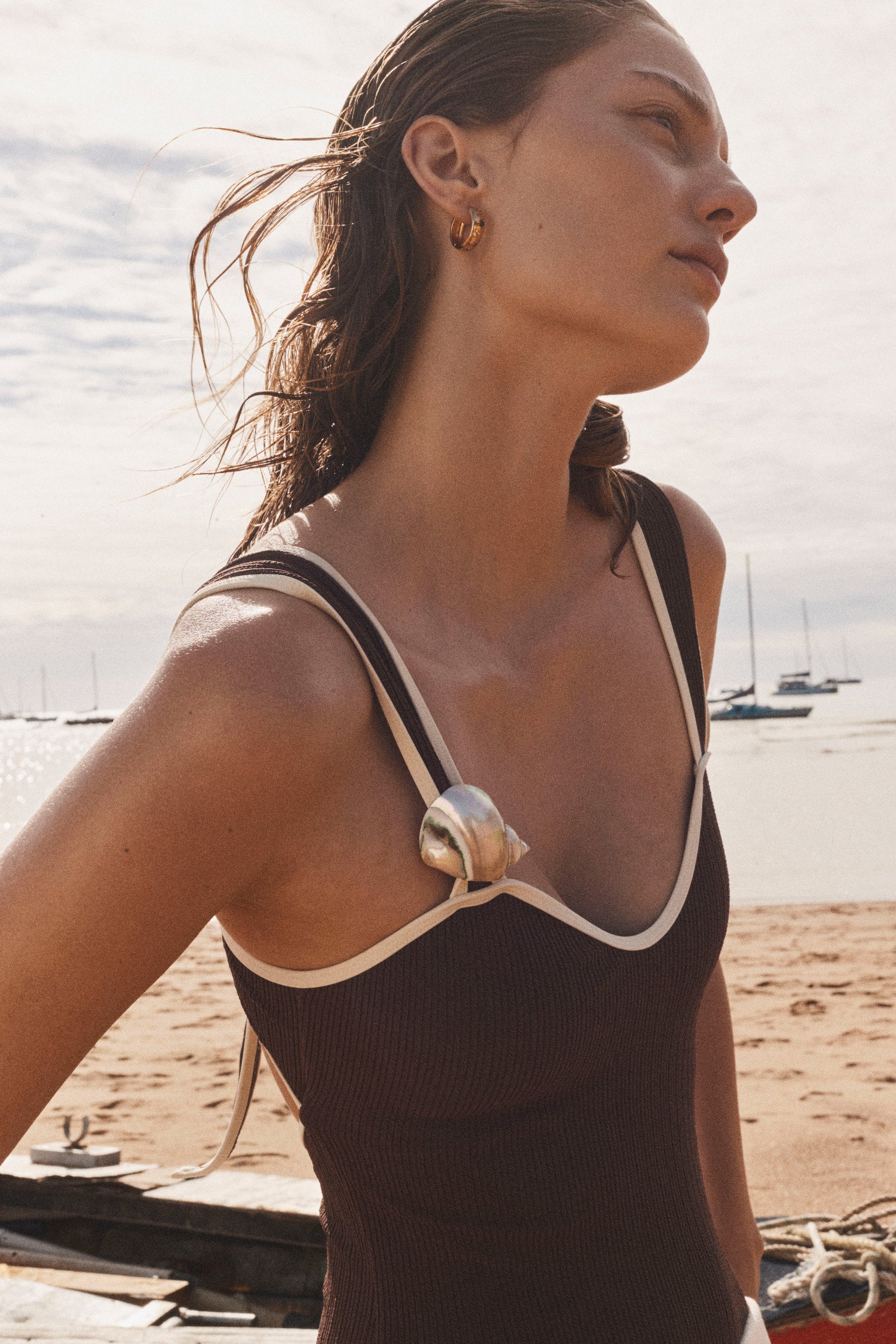 The Luana Onepiece - Cocoa