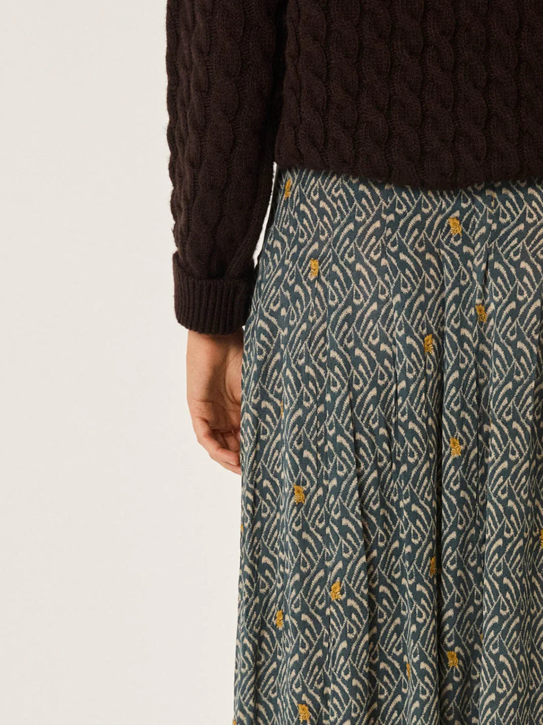 Amy Skirt - Blue Shibori