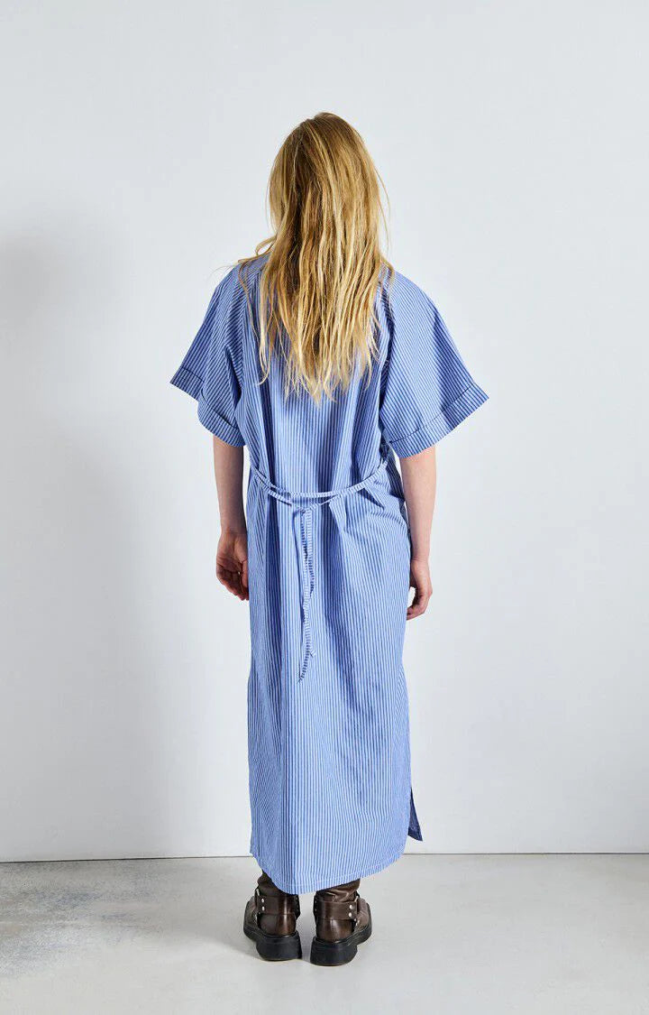 Zatybay Dress - Lagoon Stripes