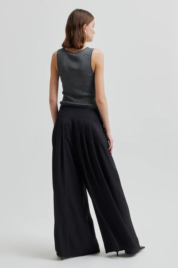 Bright Lurex Top - Grey