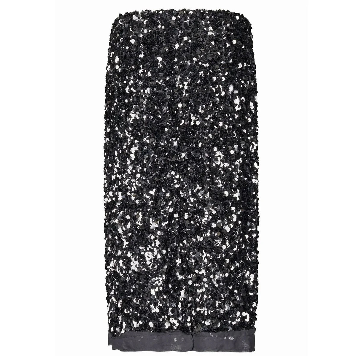 Shiny Sequin Skirt - Grey