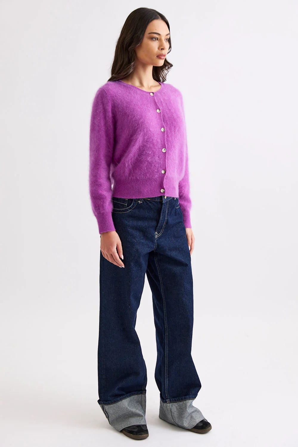 Sierra Cardi - Electric Purple
