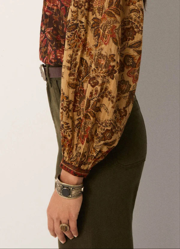 Adele Blouse - Autumn Leaves