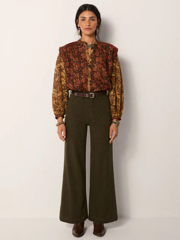 Adele Blouse - Autumn Leaves
