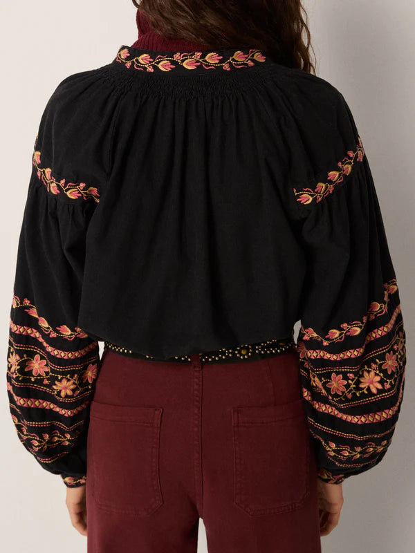 Virginia Blouse - Night Garden