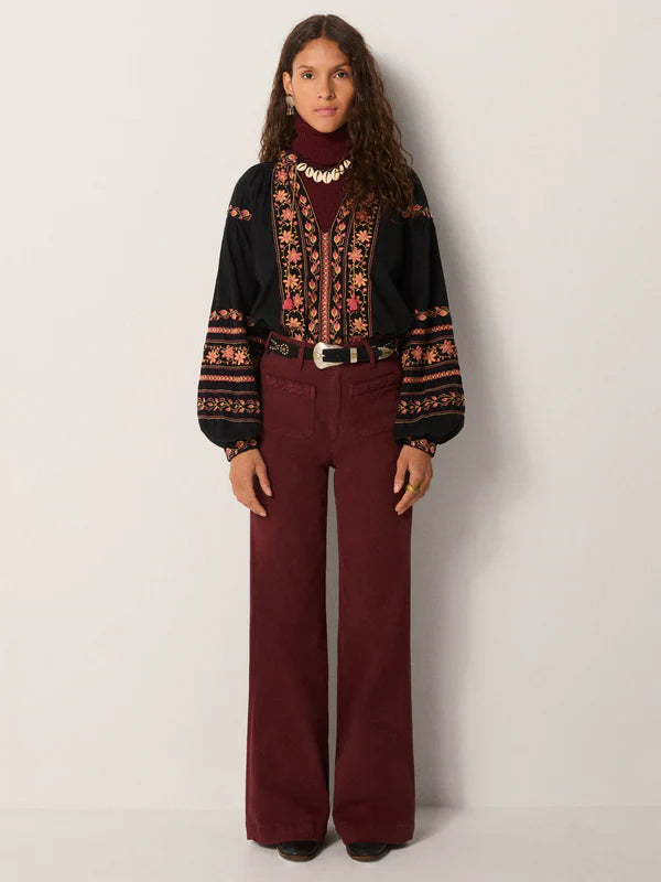 Virginia Blouse - Night Garden