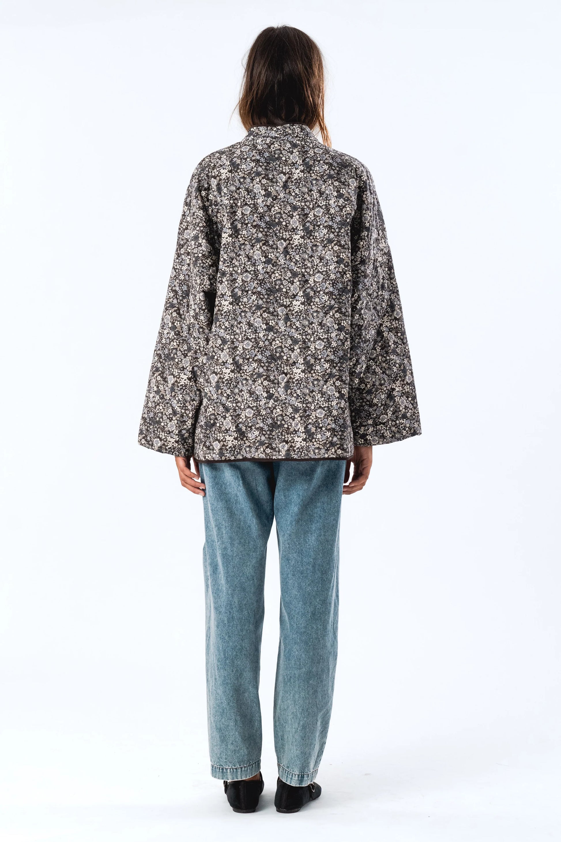 LuluLL Black Floral Jacket
