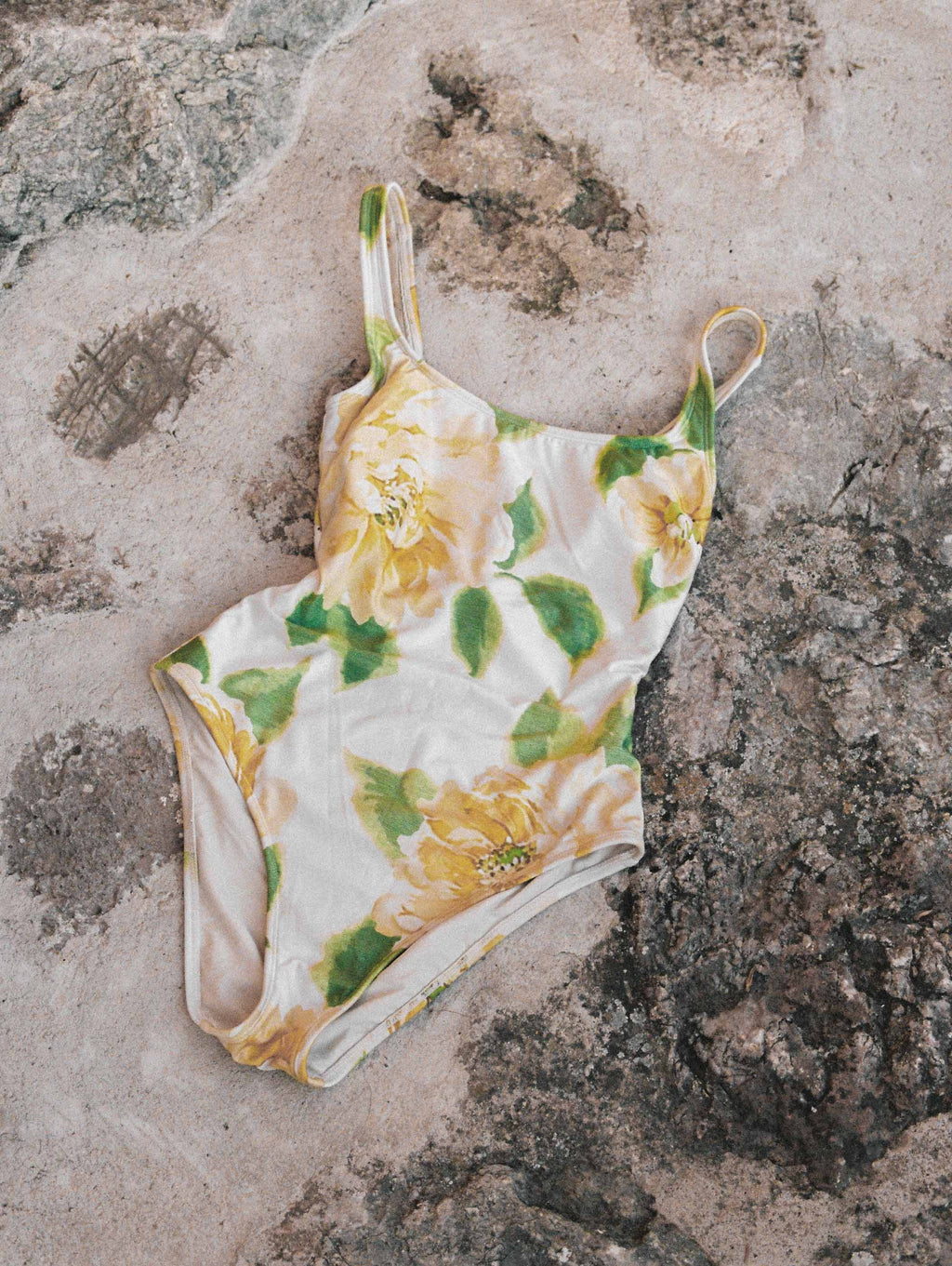Square Neck One piece - Clair de Lune