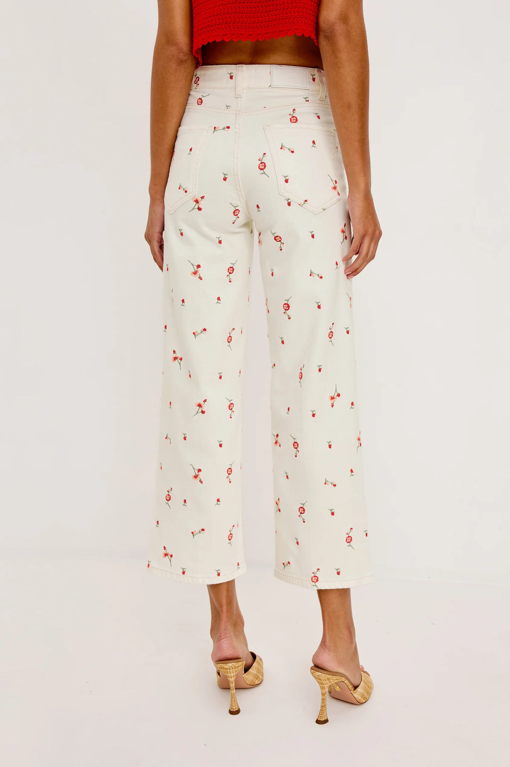 Getty Crop Jean - Romantic Floral