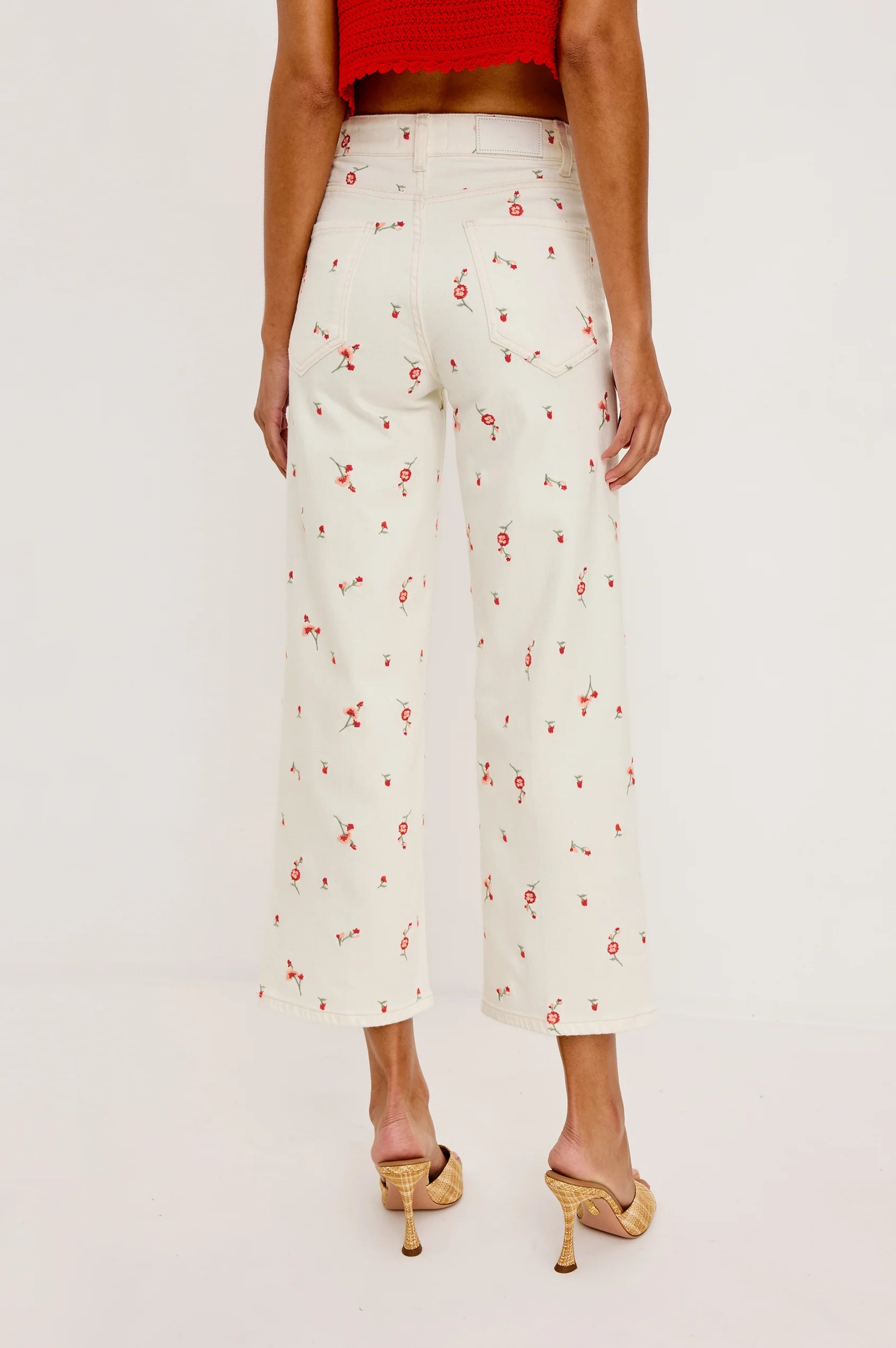 Getty Crop Jean - Romantic Floral