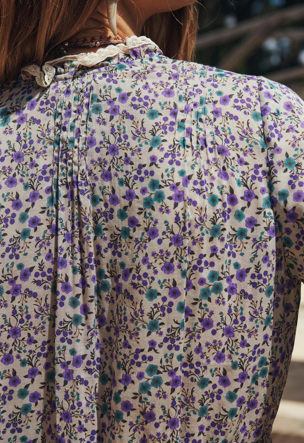 Mimi Rose Blouse - Violet