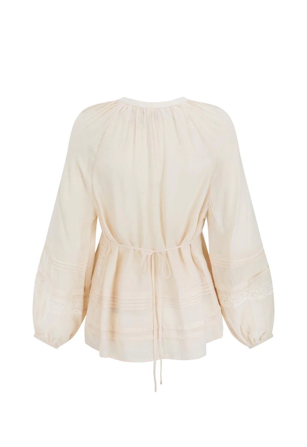 Hera Lace Blouse - Macadamia