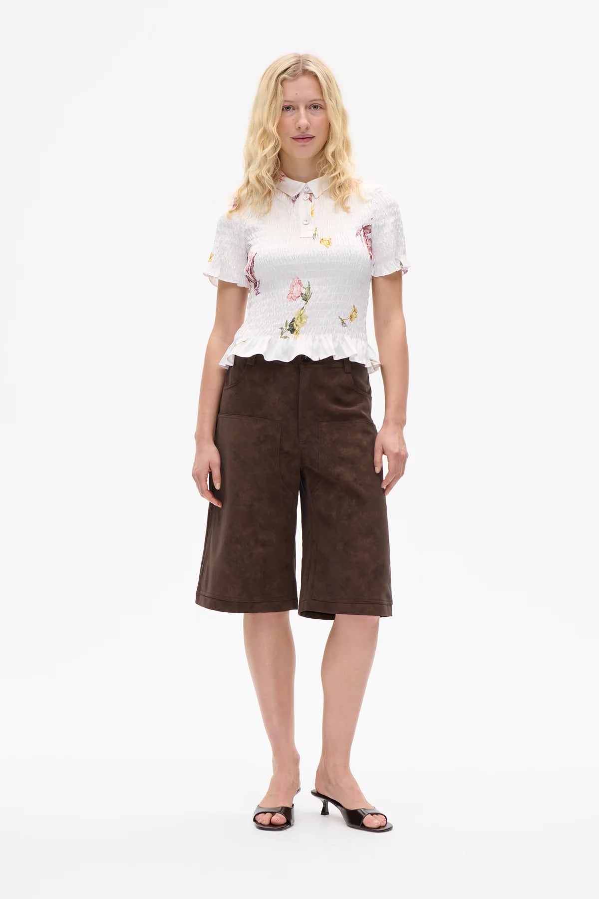 Myka Top Coconut Cream Tulip