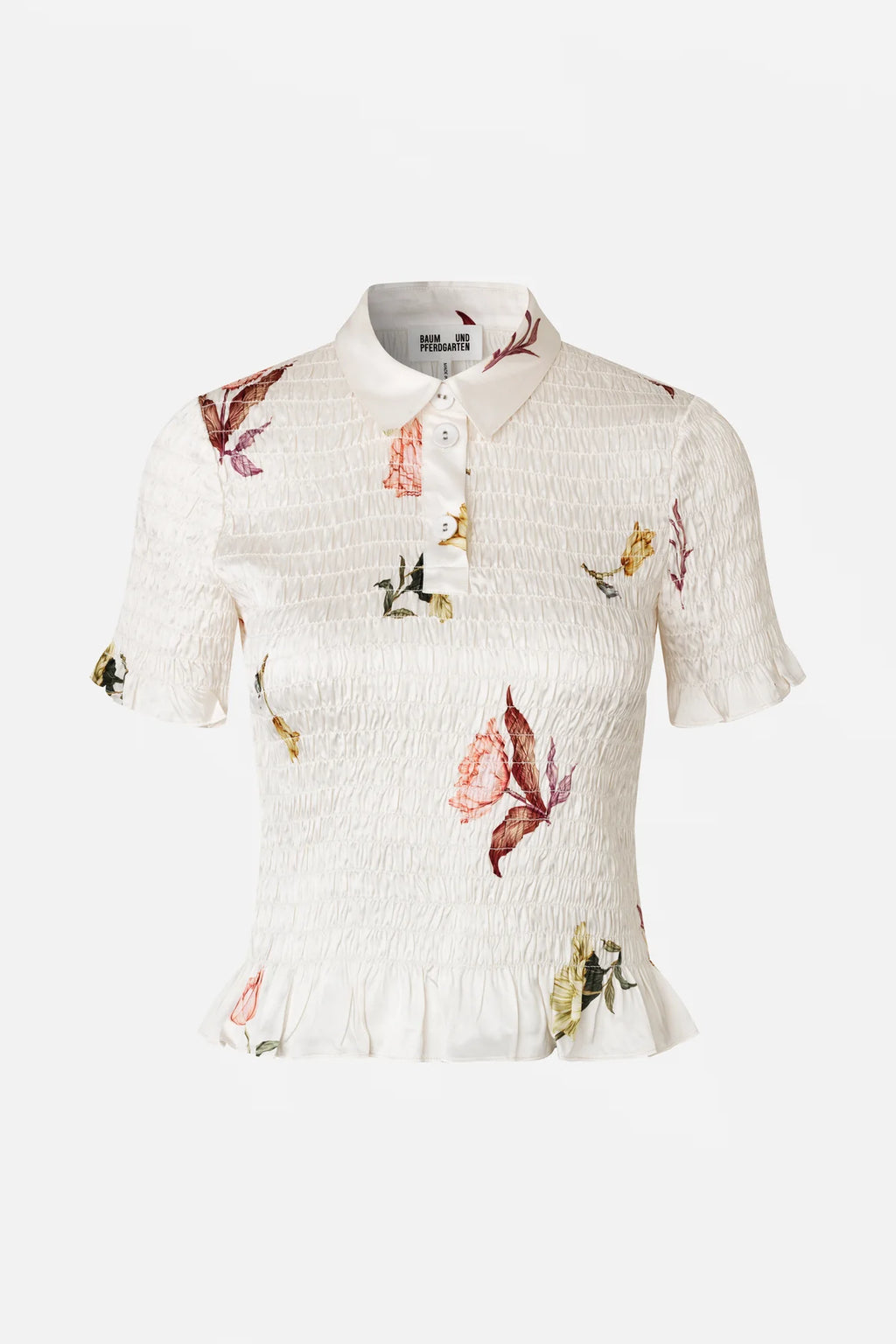 Myka Top Coconut Cream Tulip