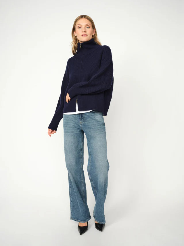 Amity Zip Knit Cardigan