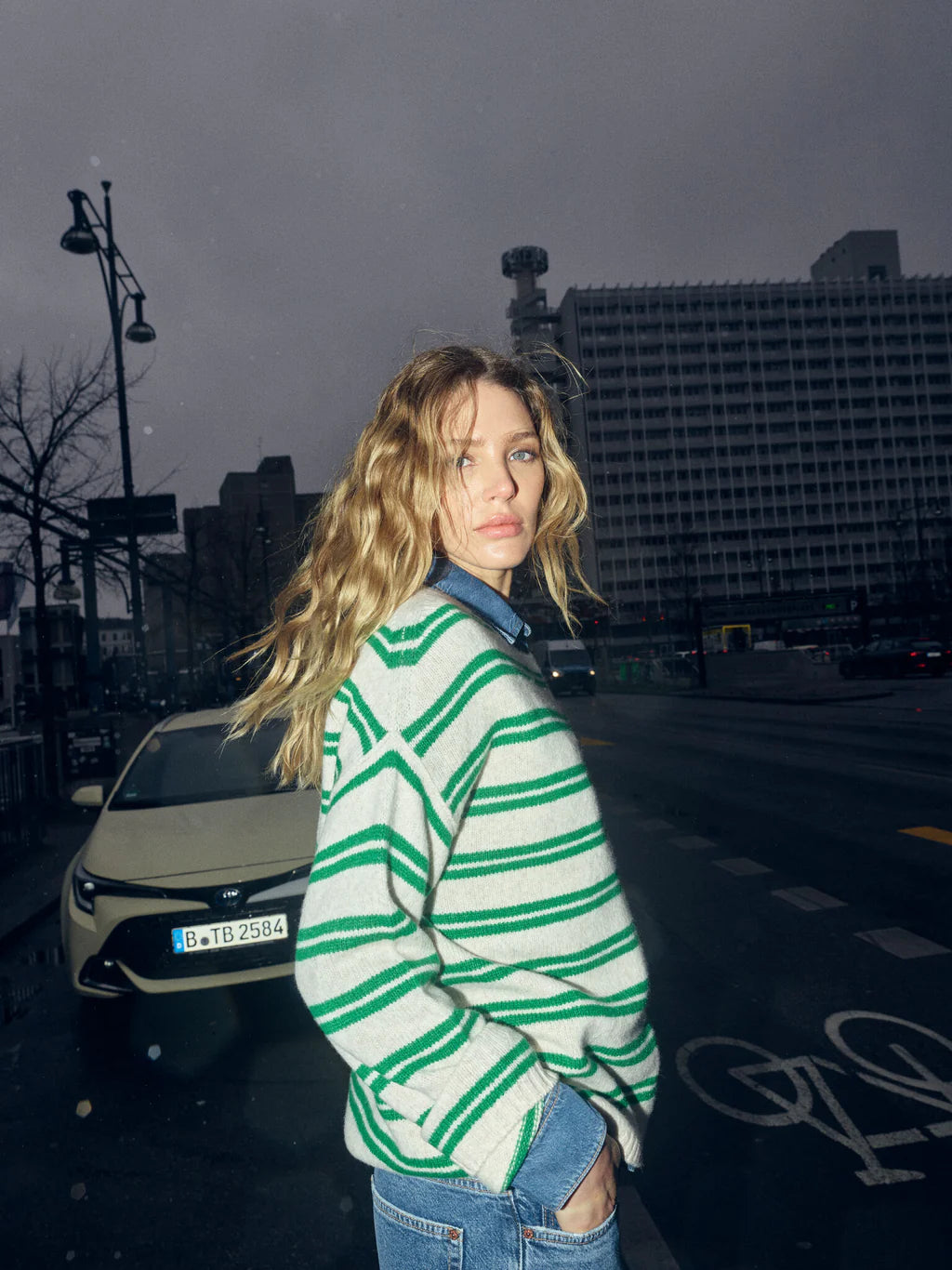 Khai Two Stripe Knit