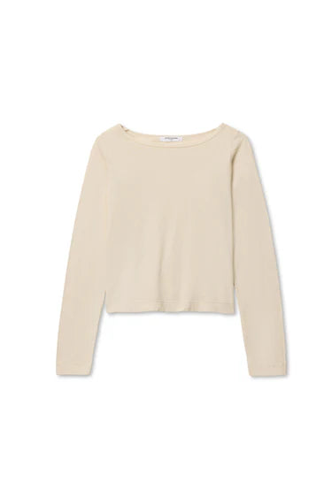 Parker Long Sleeve Boat Neck - Sugar