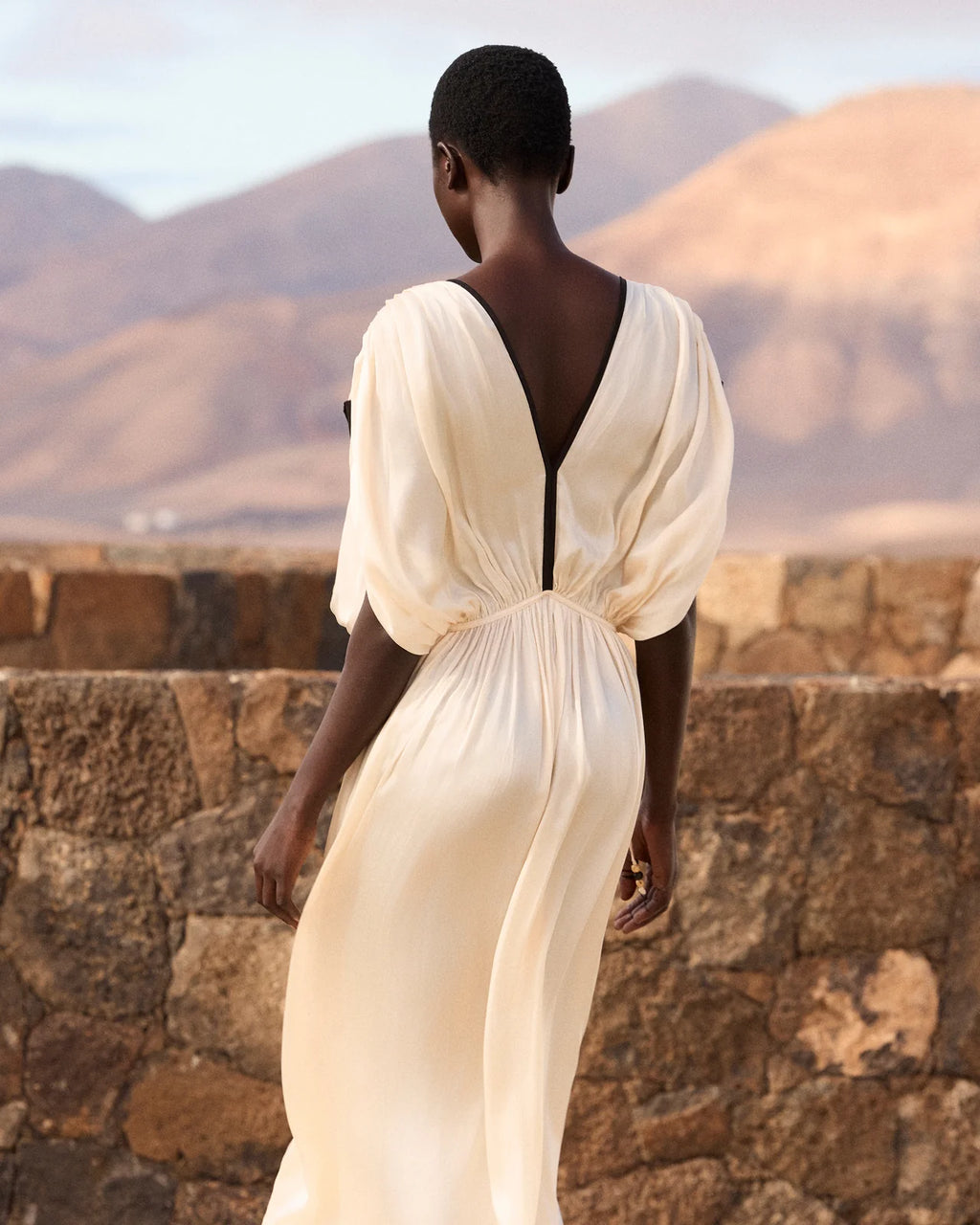 Blava Black/Ecru Dress