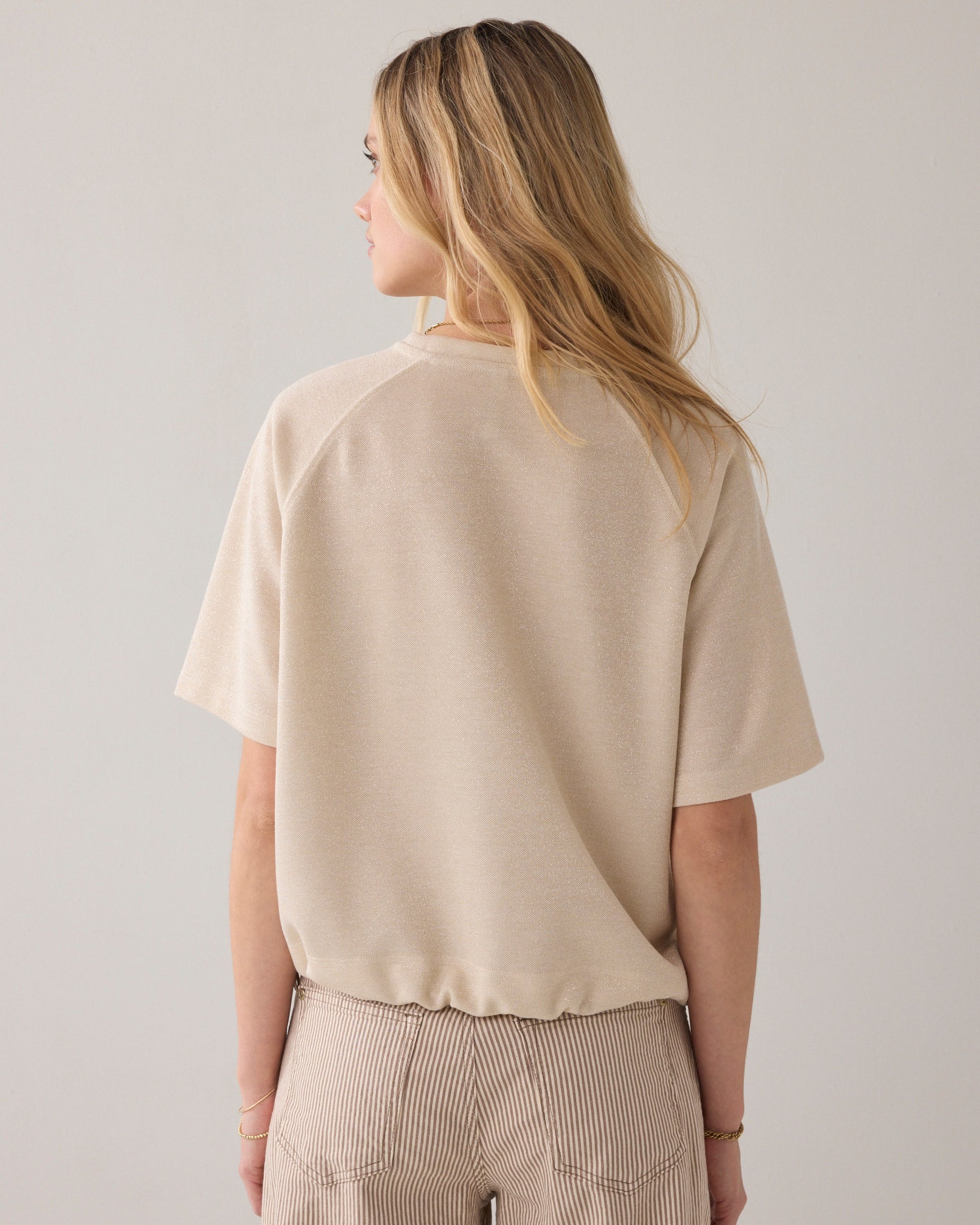 Pique Top - Ivory