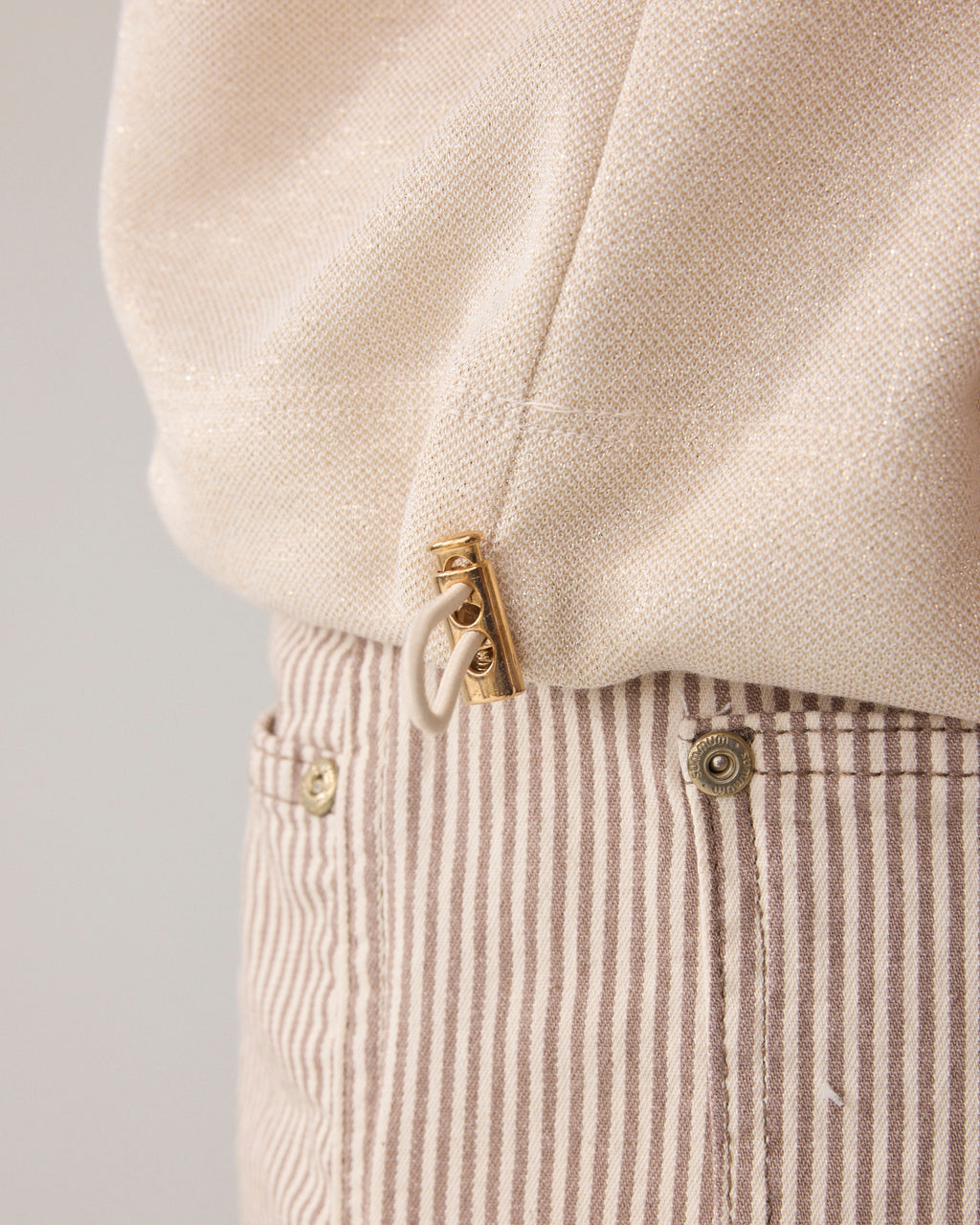 Pique Top - Ivory
