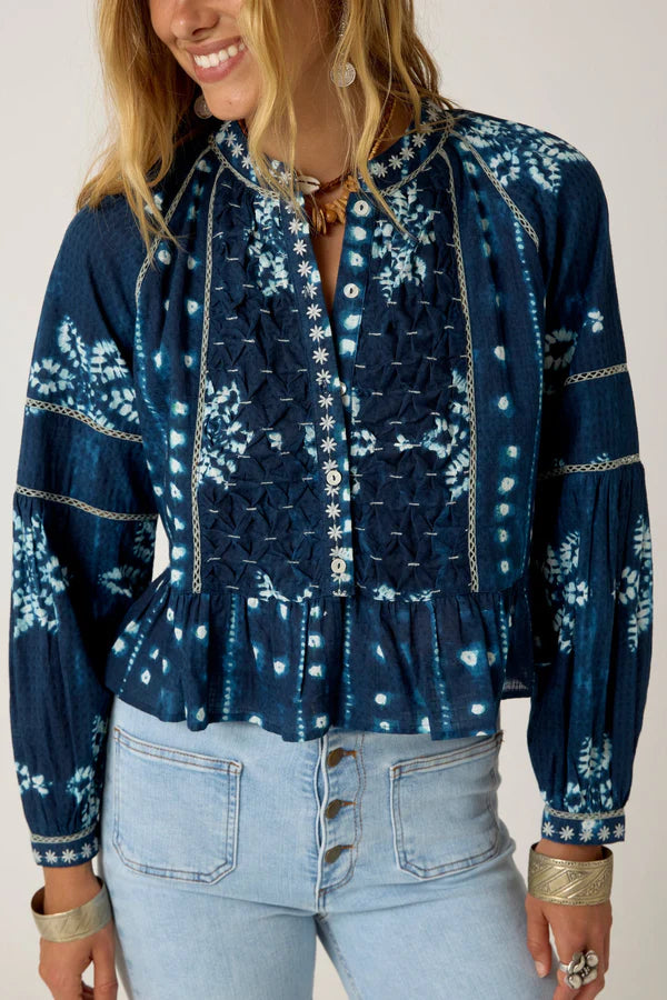 Sora Blouse - Shibori