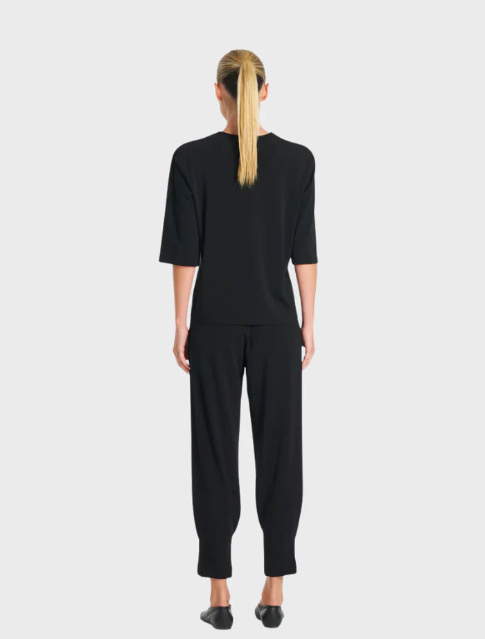 Plaza Crew Top - Black