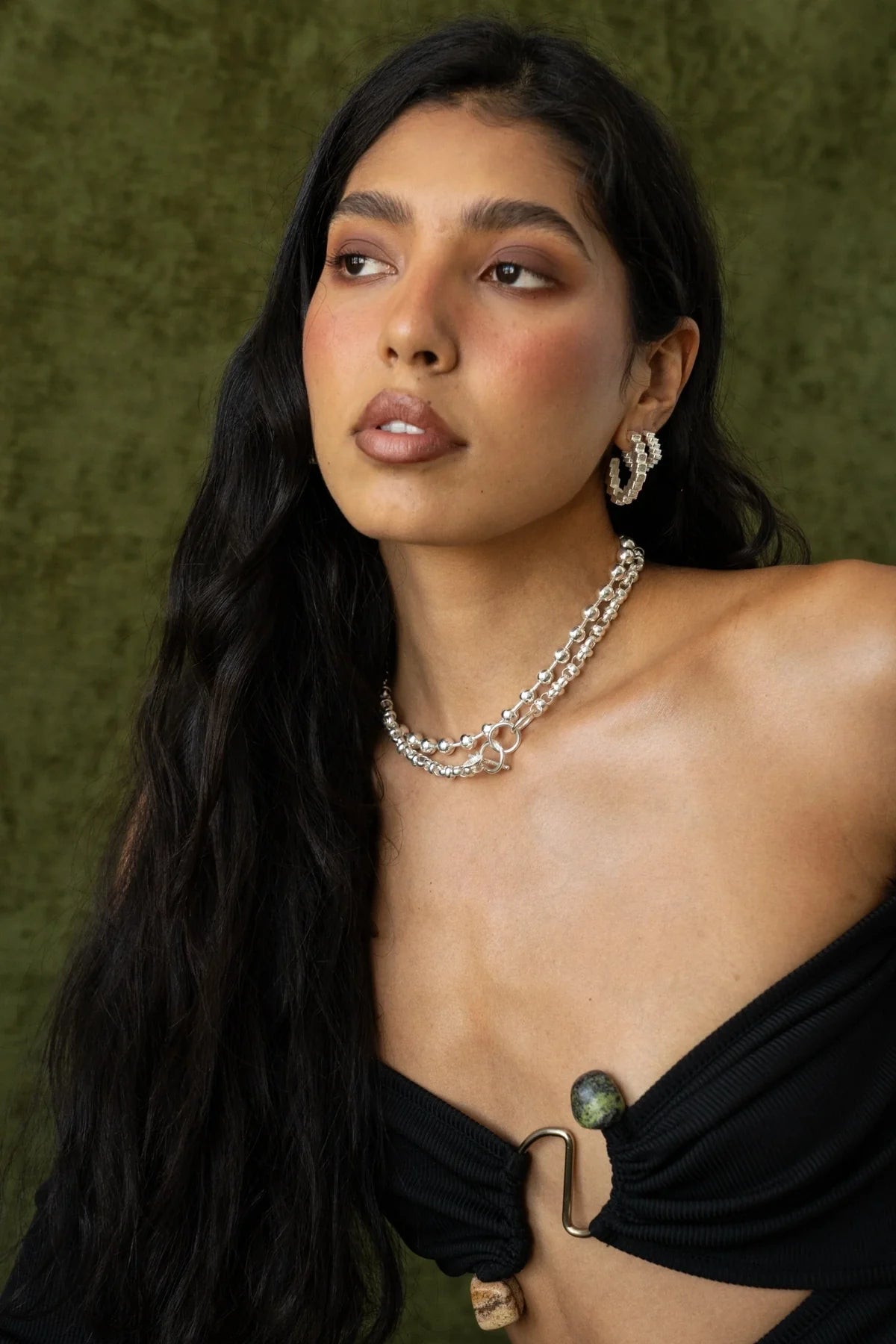Gabrielle Earrings - Silver