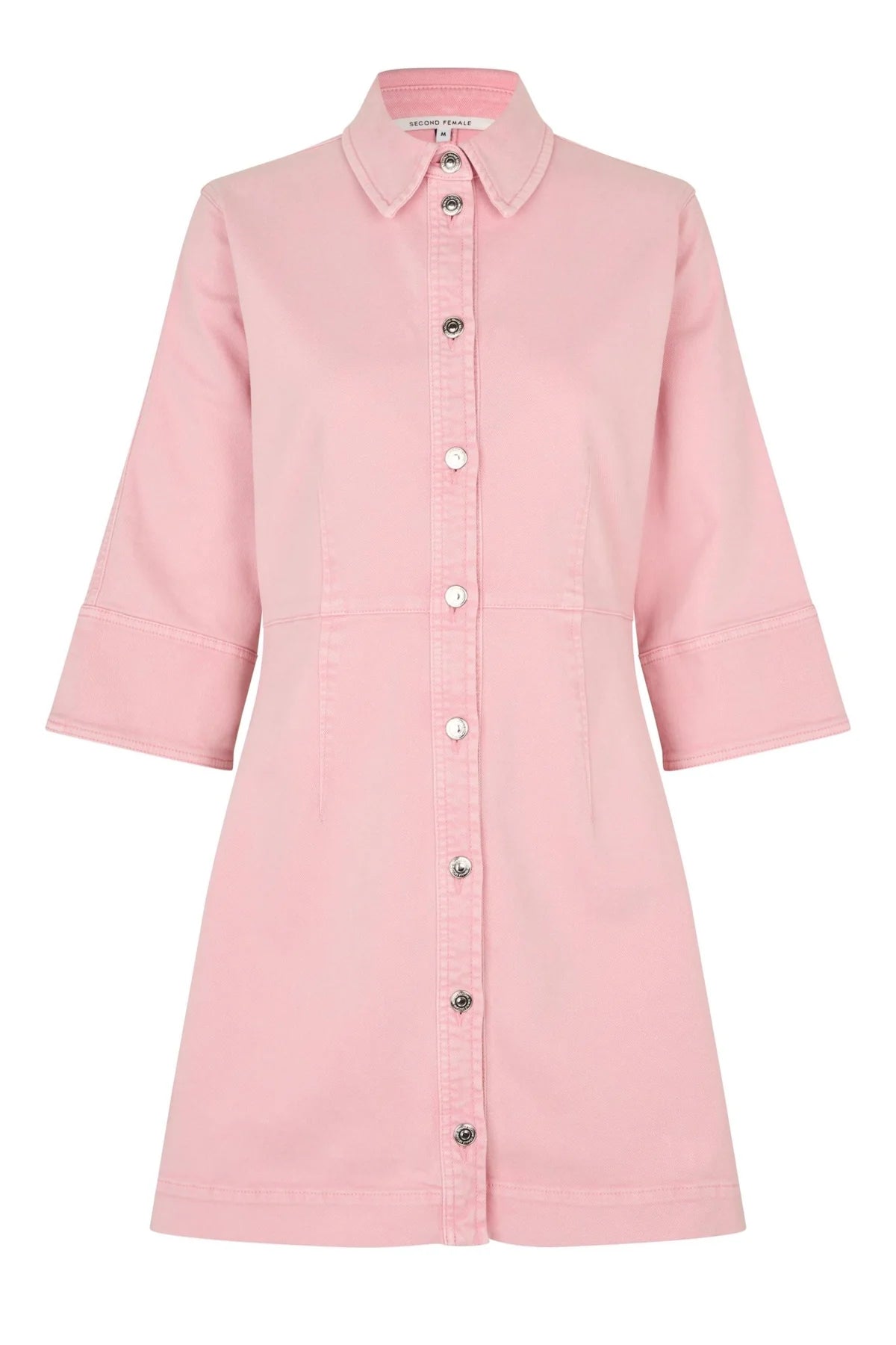 Is Ella 3/4 Sleeve Lilac Denim Dress