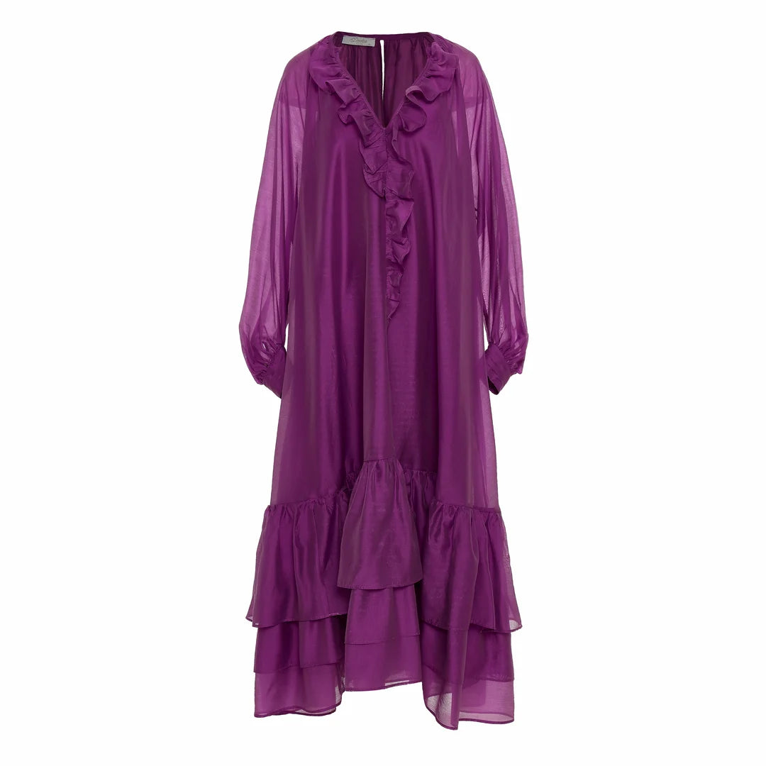 DT Ruffle Maxi Dress
