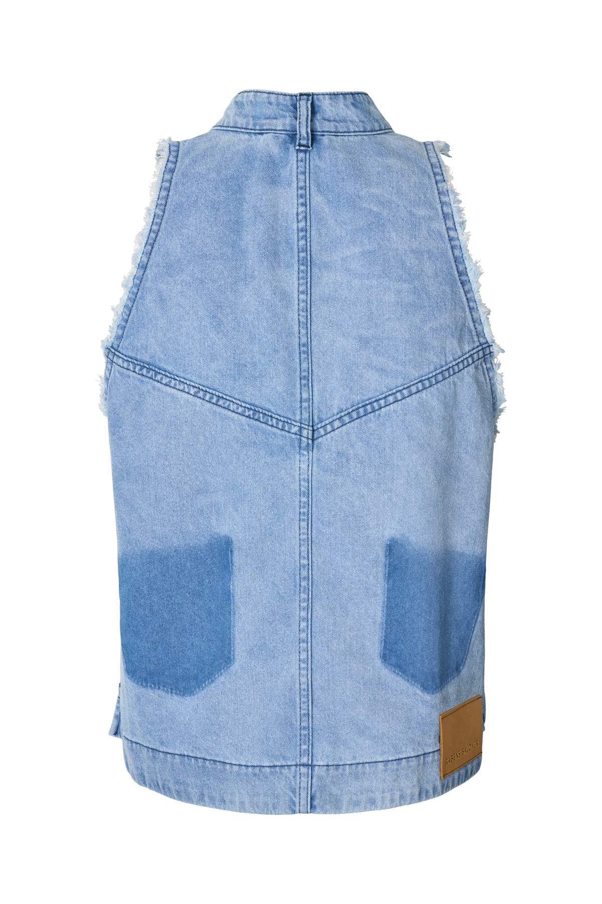 Faya Light Denim Halter Top