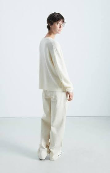 Damsville Cardigan - Panacotta Melange