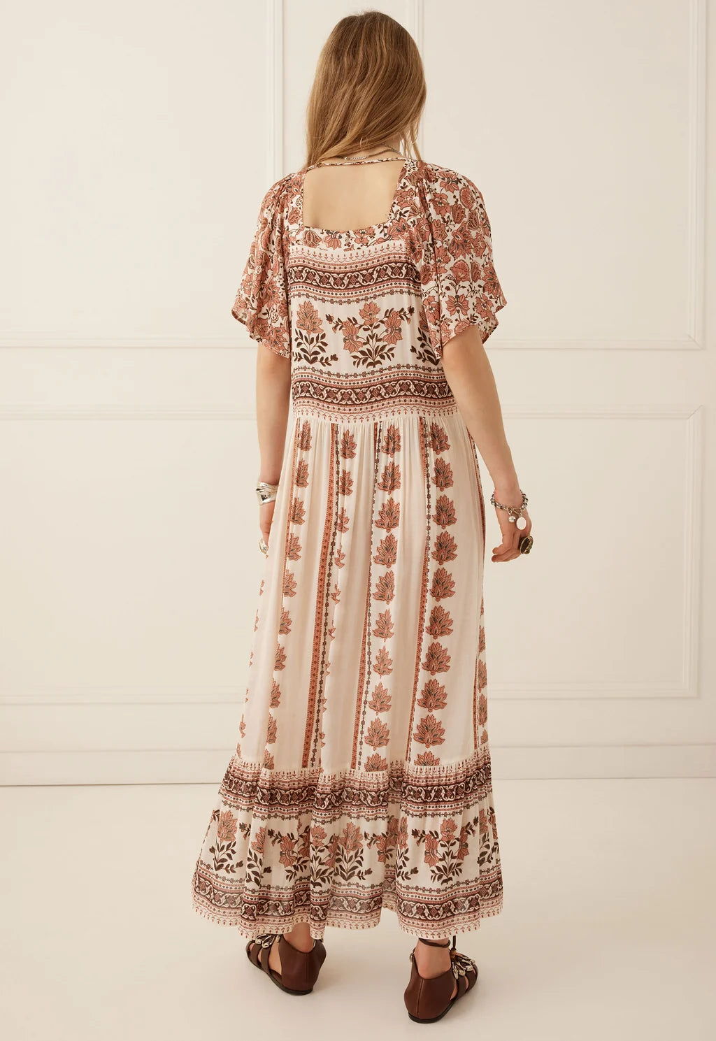 Petalwood Short Sleeve Maxi _ Pre Order