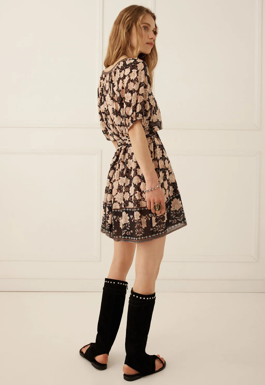 Petalwood Mini Dress -Nightfall - Pre Order