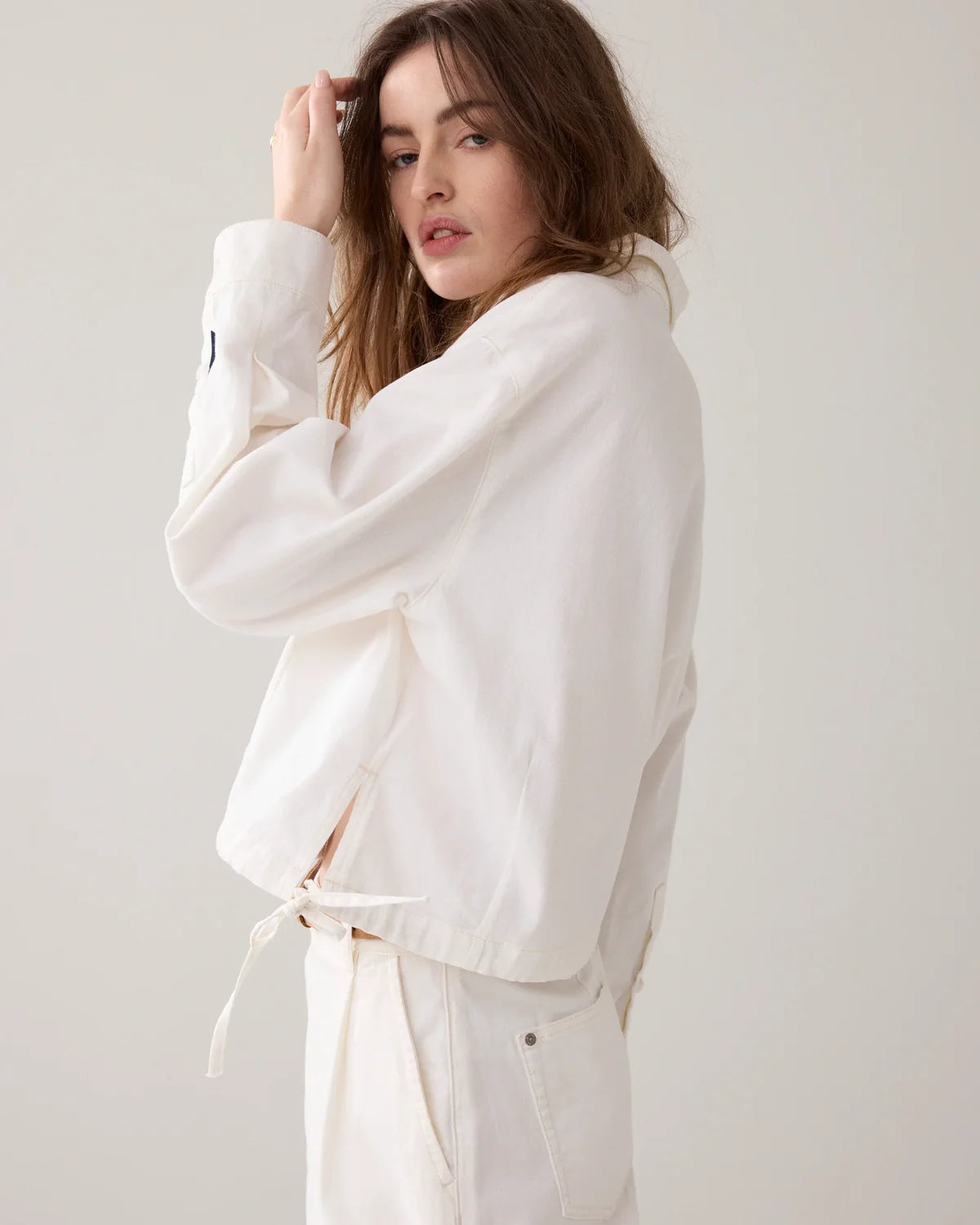 White Denim Blouse/Jacket