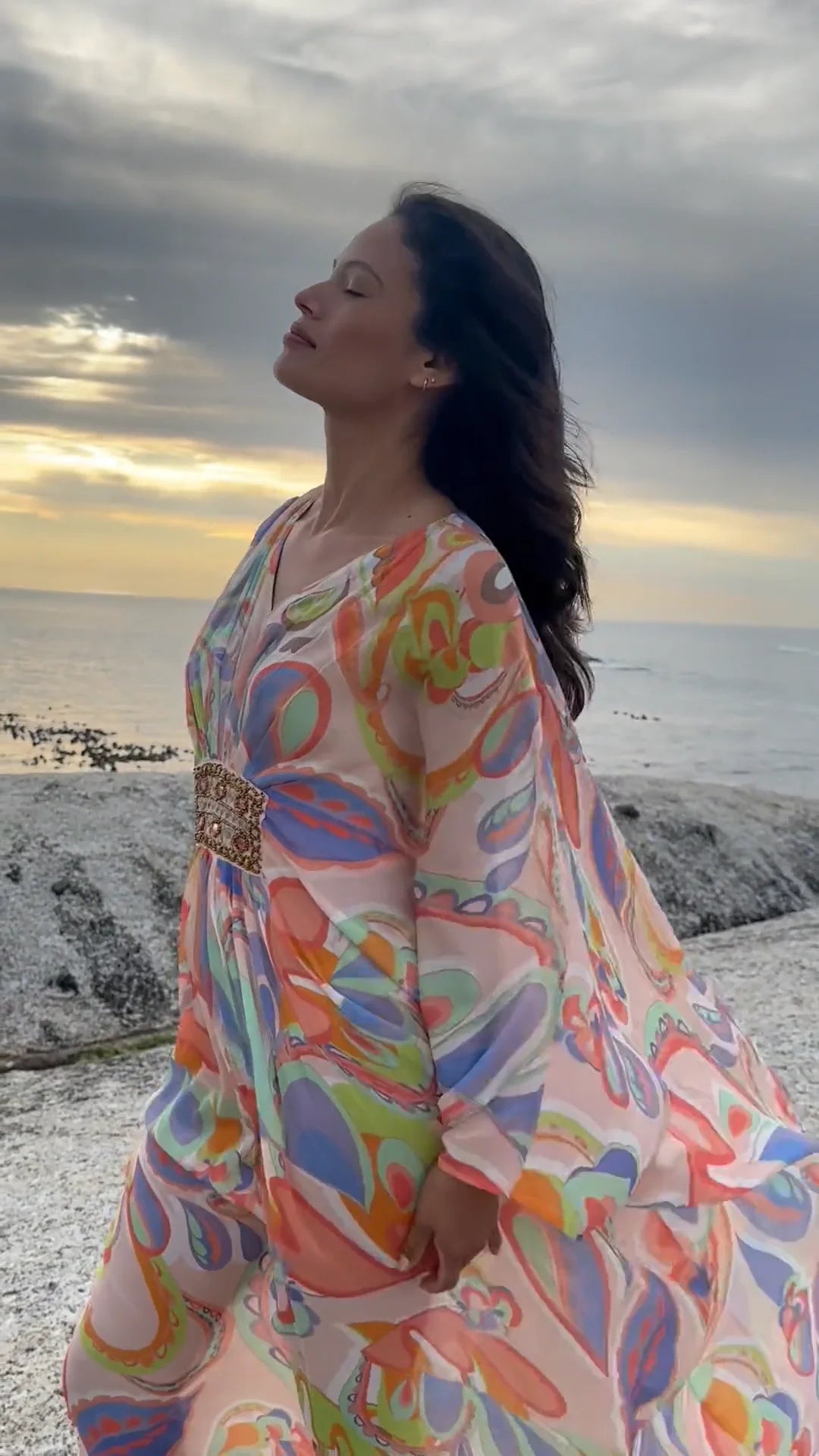 Varda Multi Beaded Kaftan OSFM