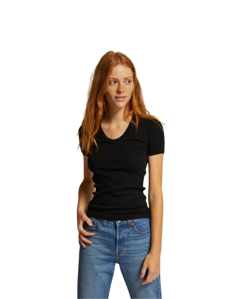 Gigi High Neck Ribbed Tank