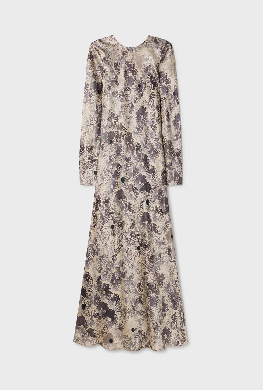Full Sleeve Bias Dress - Aster Floral