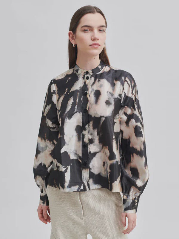 Softly Floral Print Shirt