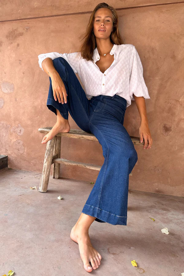 Molly Denim Pant in Blue