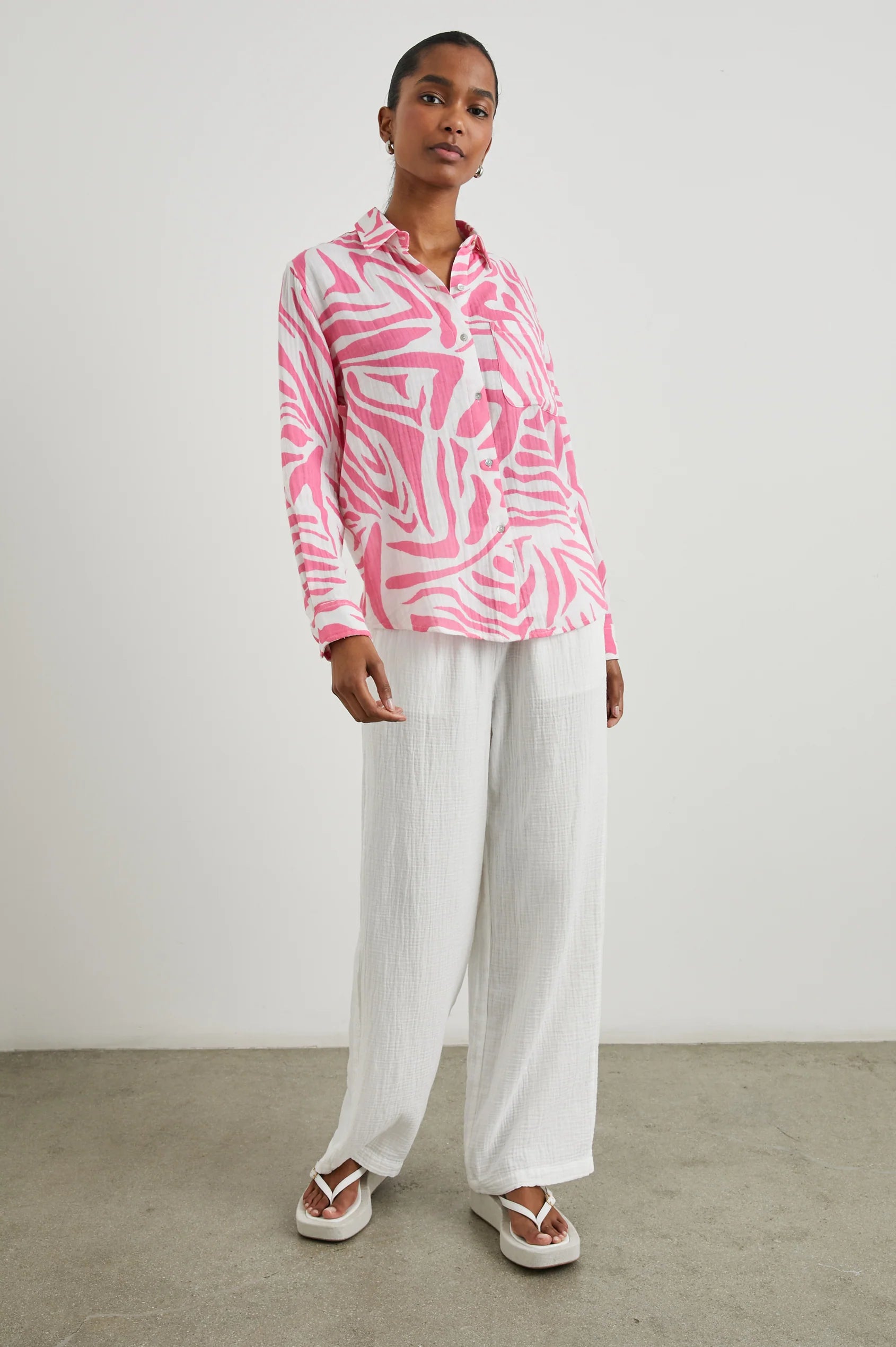 Ellis Shirt - Pink Tiger