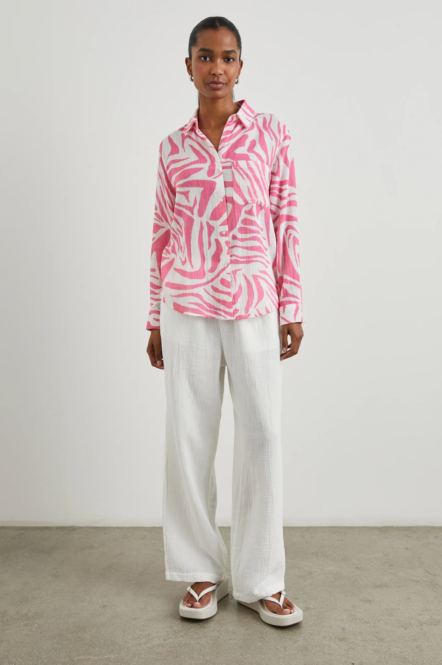 Ellis Shirt - Pink Tiger