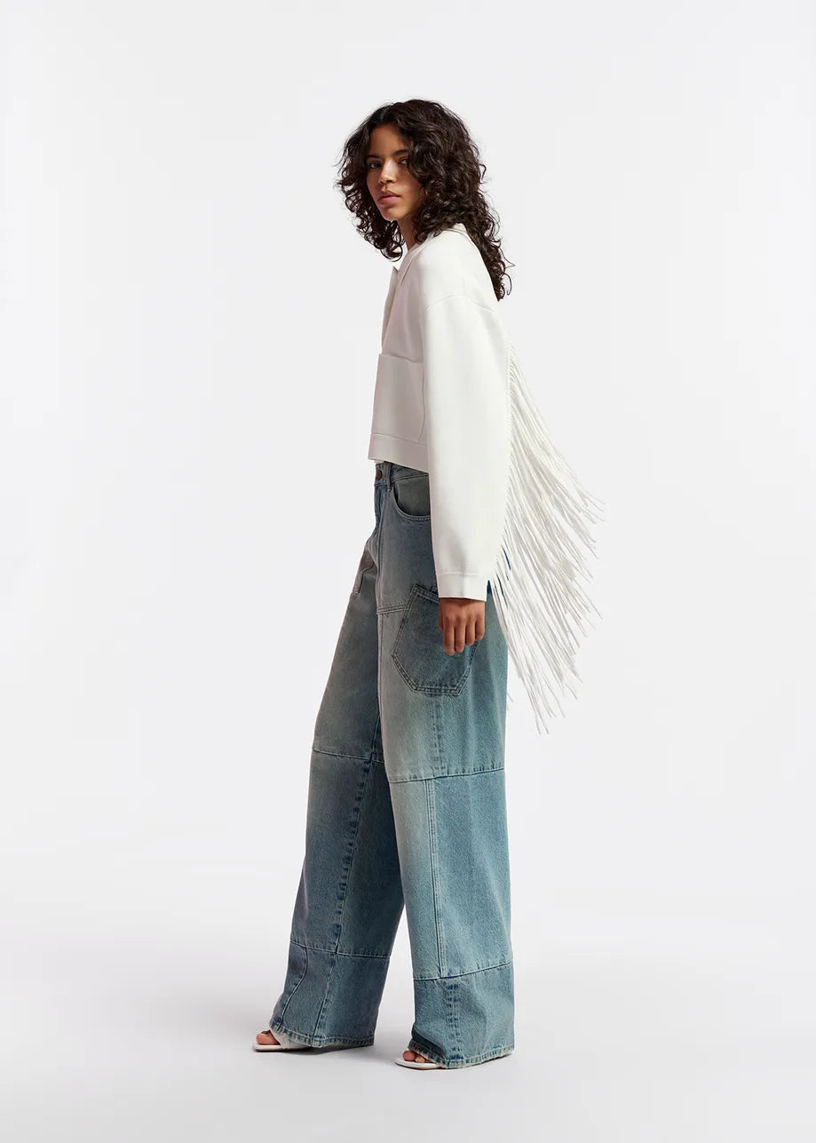 Gou Endless Fringe Jacket
