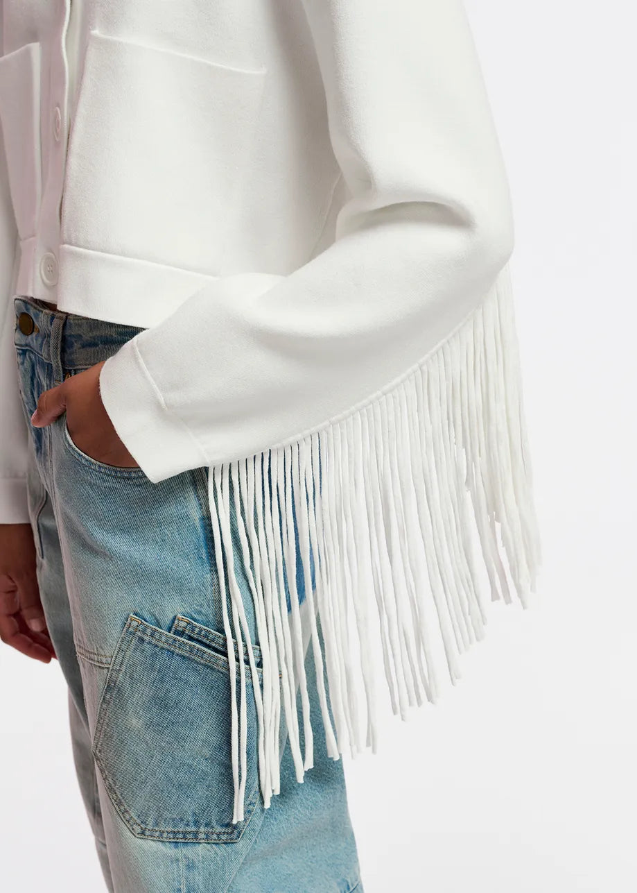 Gou Endless Fringe Jacket