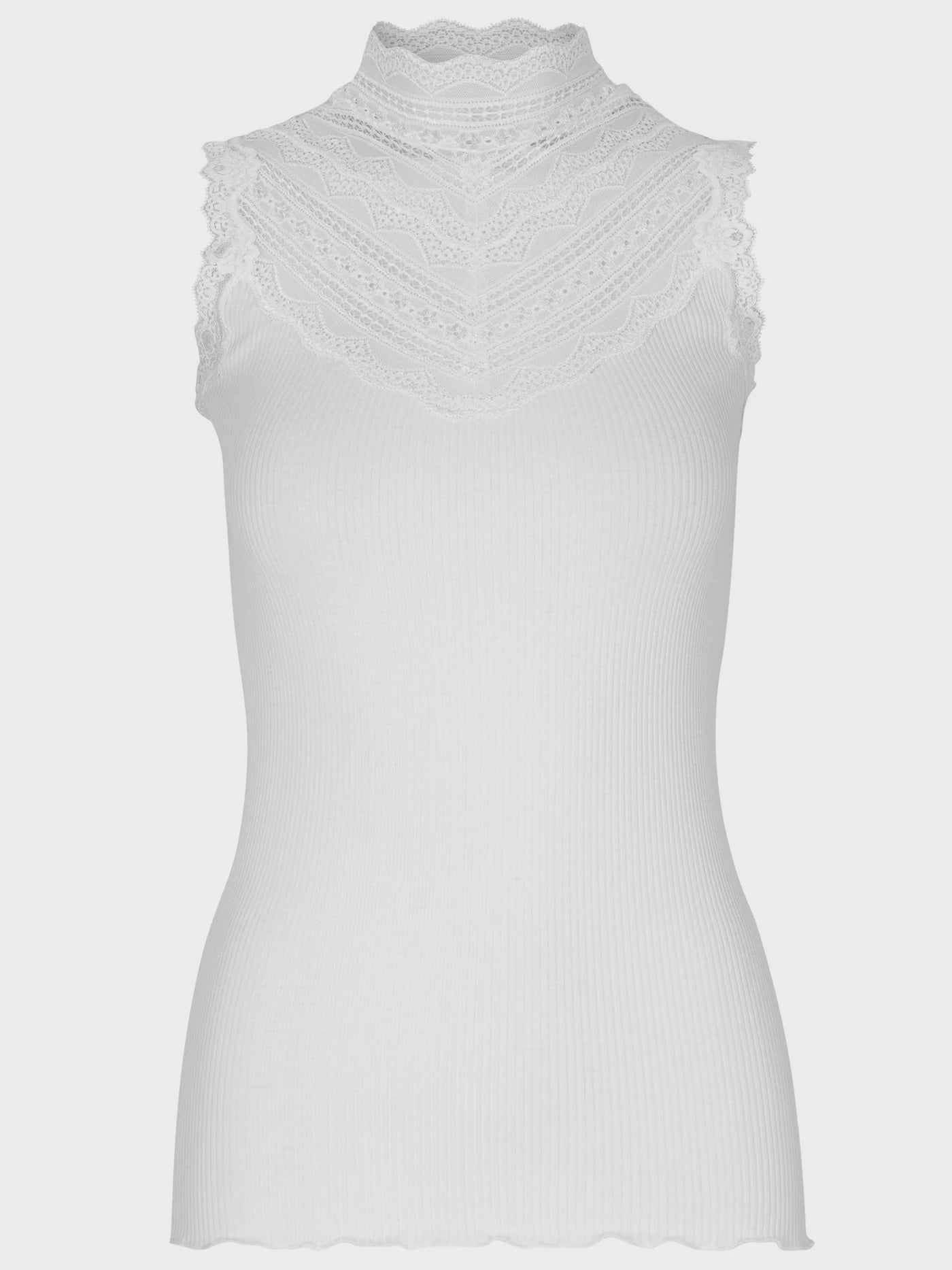 Lace High Neck Top