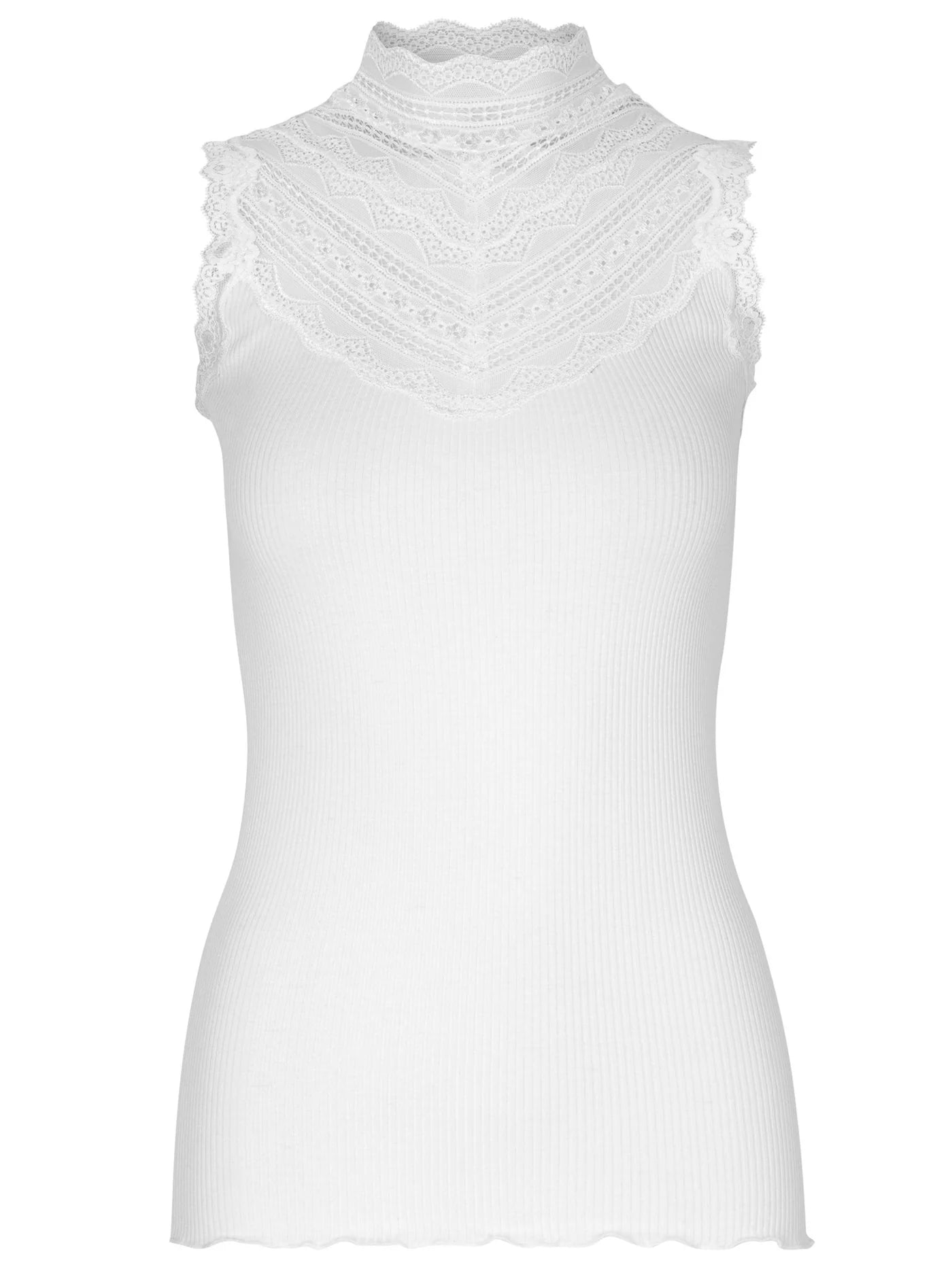 Lace High Neck Top